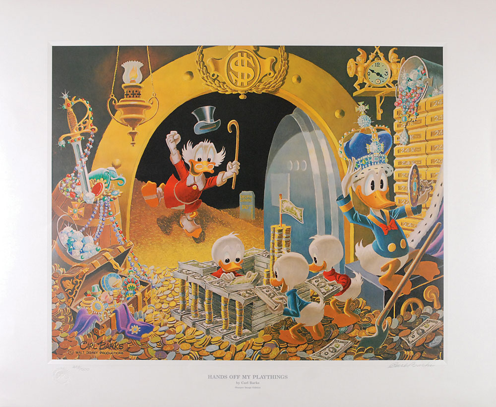 Lot #373 Carl Barks limited edition signed