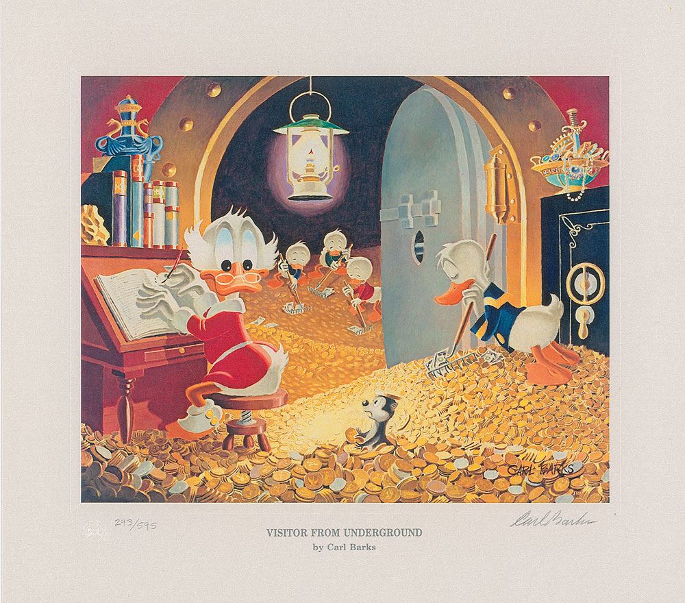 Lot #375 Carl Barks limited edition signed
