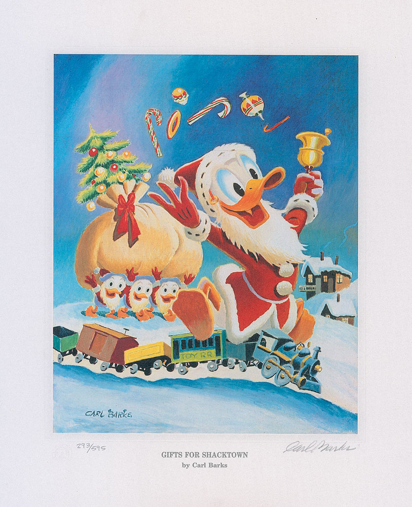 Lot #376 Carl Barks limited edition signed
