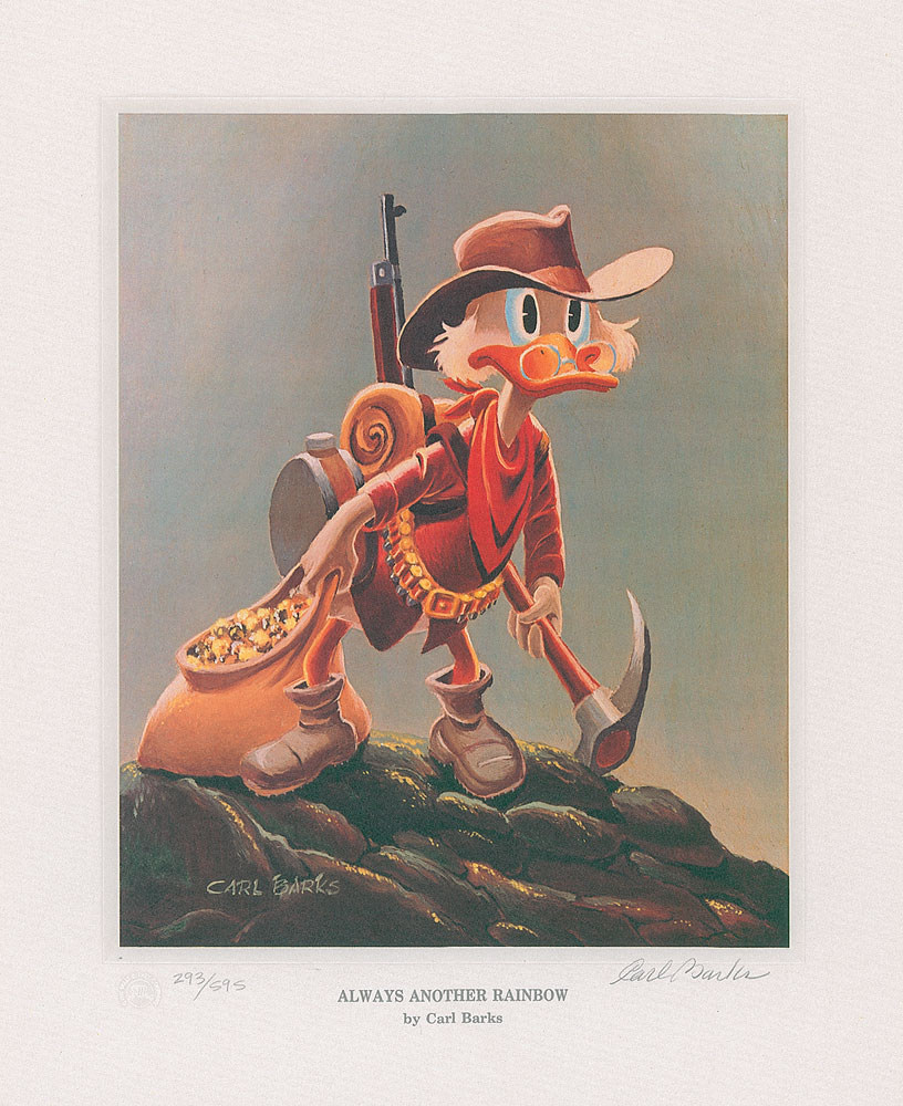 Lot #377 Carl Barks limited edition signed