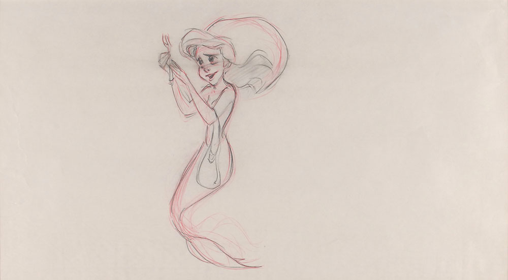 Lot #314 Ariel ‘rough’ production
drawing from The