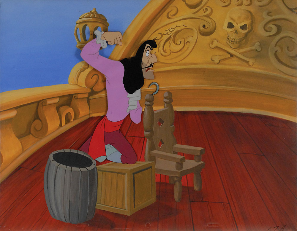 Lot #200 Captain Hook production cel from Peter