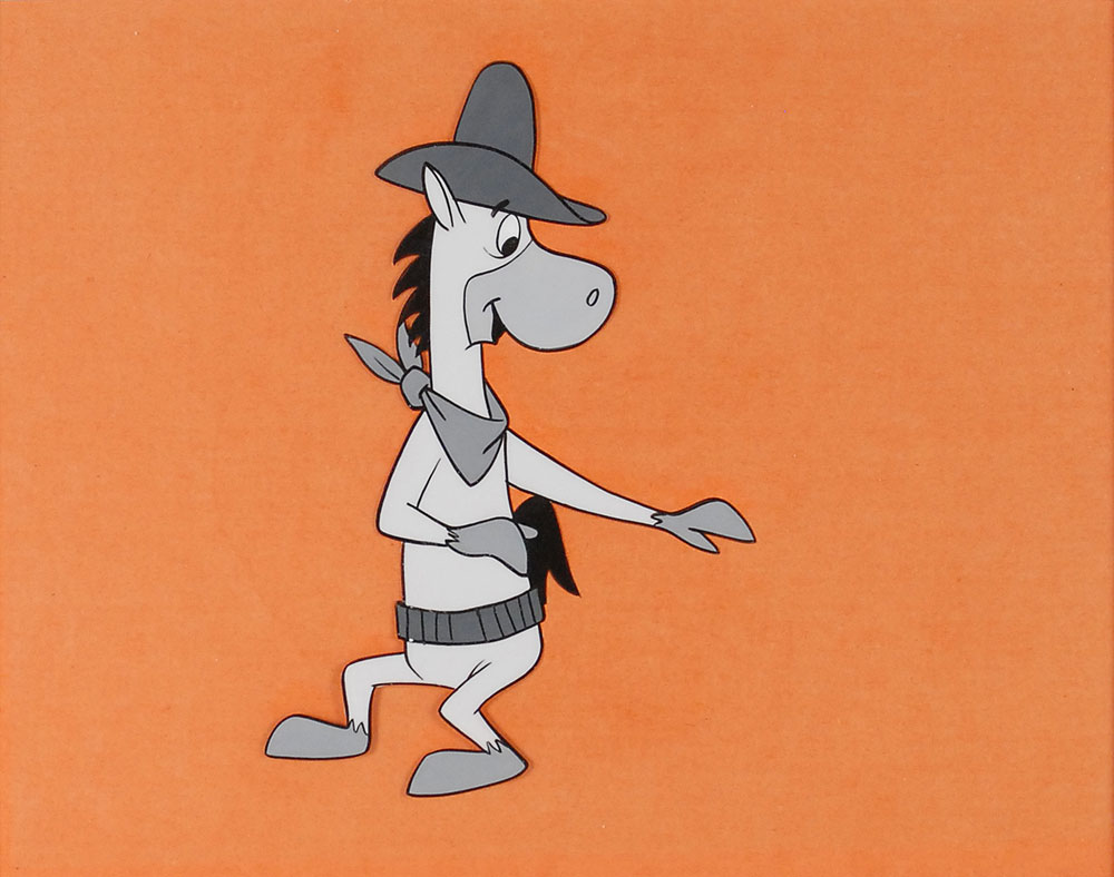 Lot #456 Quick Draw McGraw production cel from a