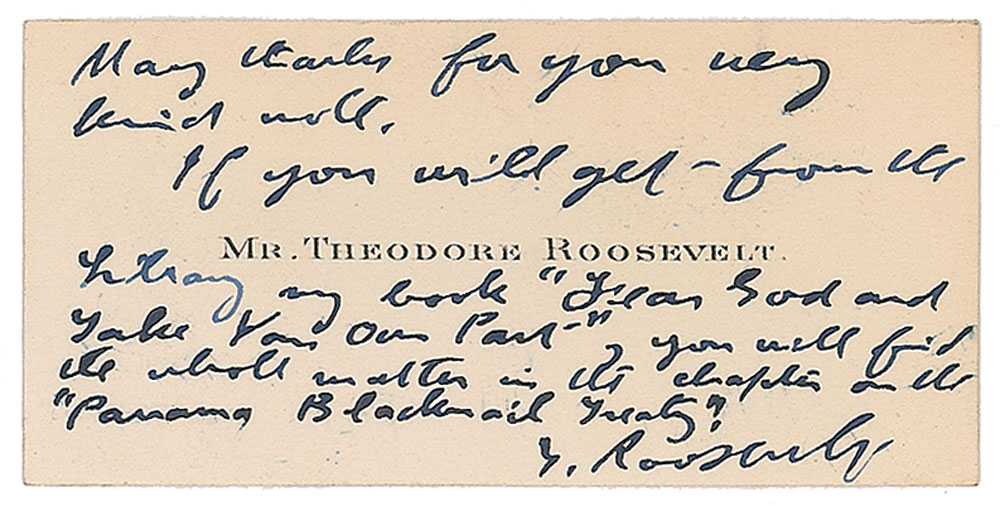 Lot #60 Theodore Roosevelt