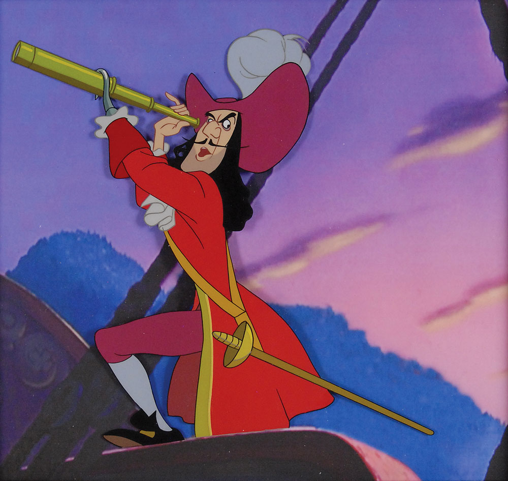 Lot #199 Captain Hook production cel from Peter
