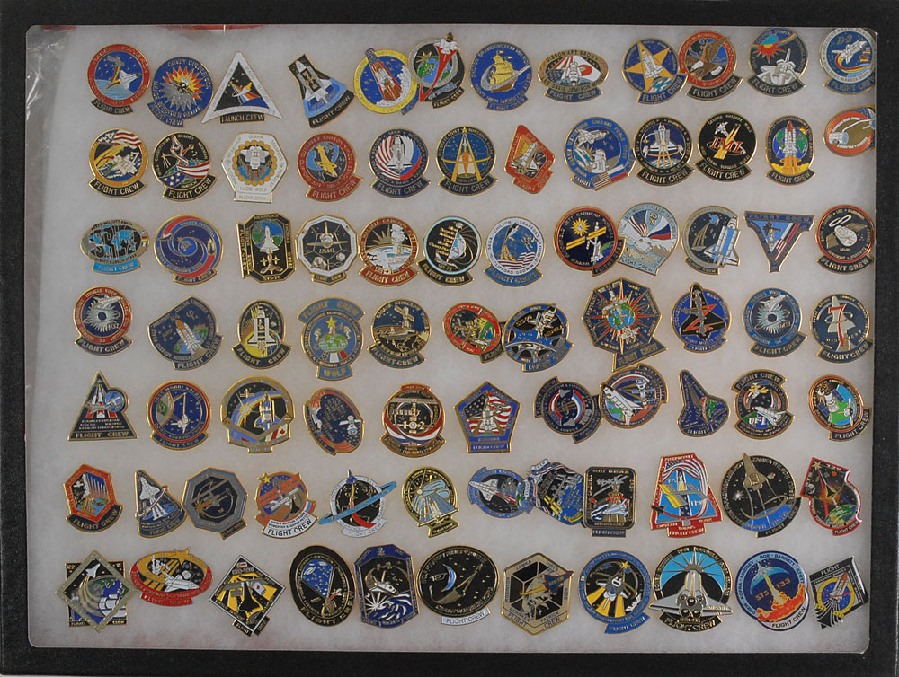 Lot #556 Space Shuttle Crew Pins