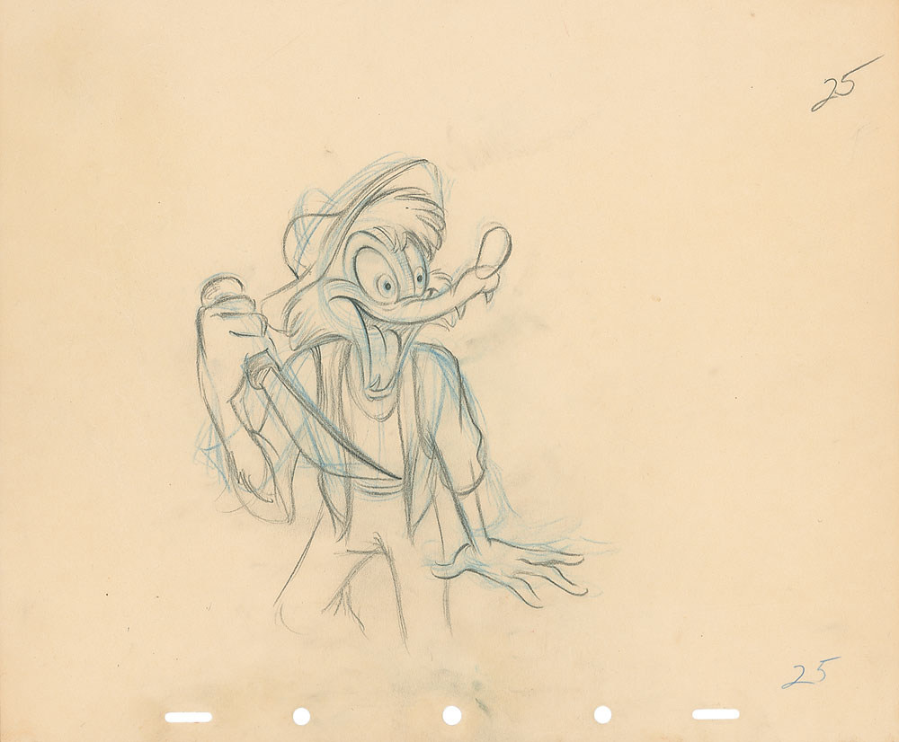 Lot #170 Br’er Fox production drawing from Song of