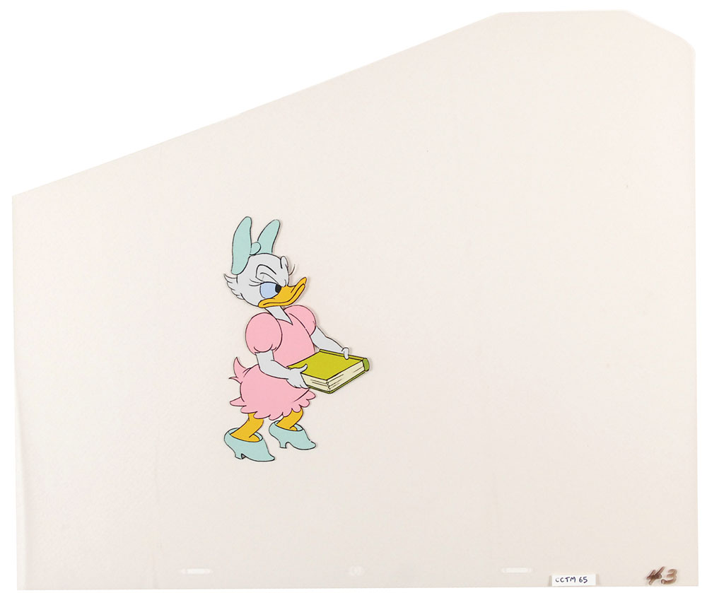 Lot #260 Daisy Duck production cel from a Disney TV Cartoon