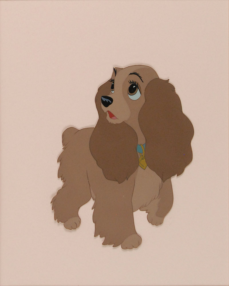Lot #207 Lady production cel from Lady and the