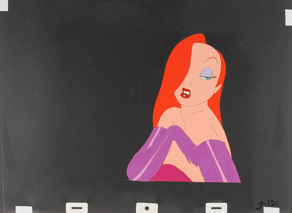Lot #306 Jessica Rabbit production cel from Who Framed Roger Rabbit?