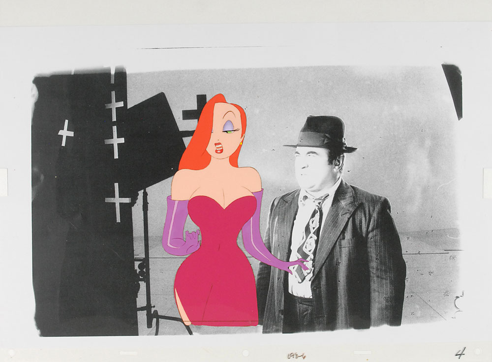 Lot #305 Jessica Rabbit production cel from Who Framed Roger Rabbit?