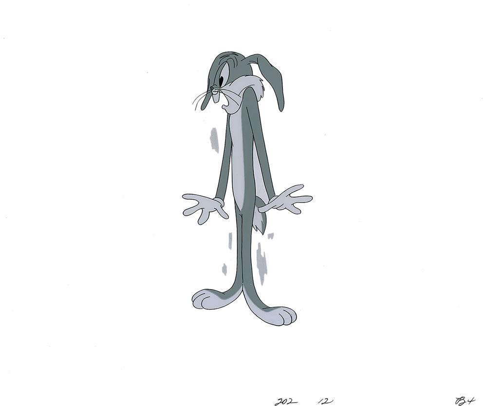 Lot #416 Bugs Bunny production cel from a 1960s