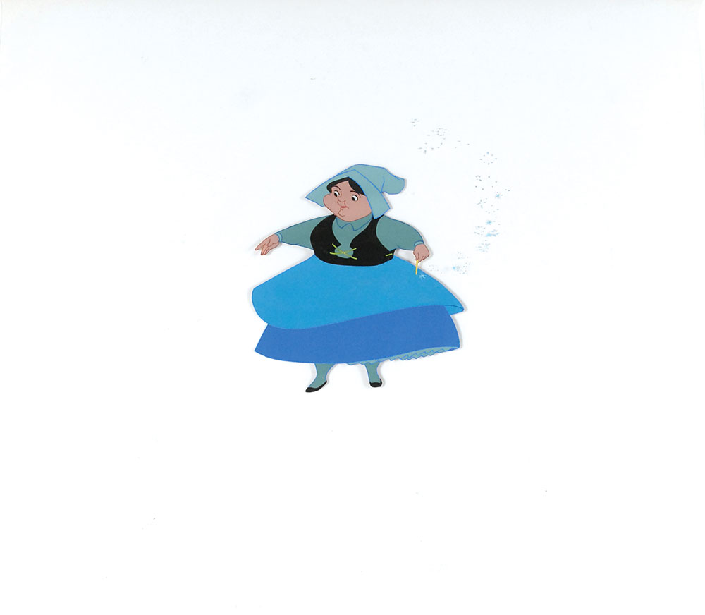 Lot #234 Merryweather production cel from Sleeping