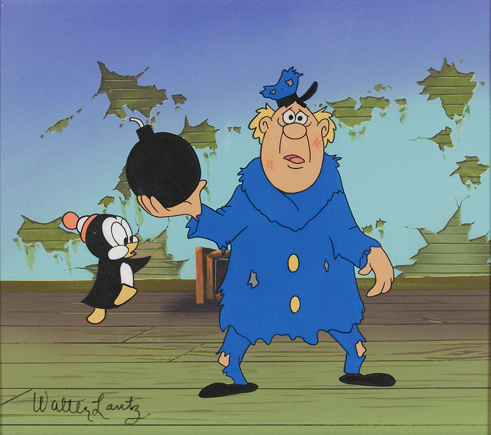 Lot #448 Chilly Willy production cel and