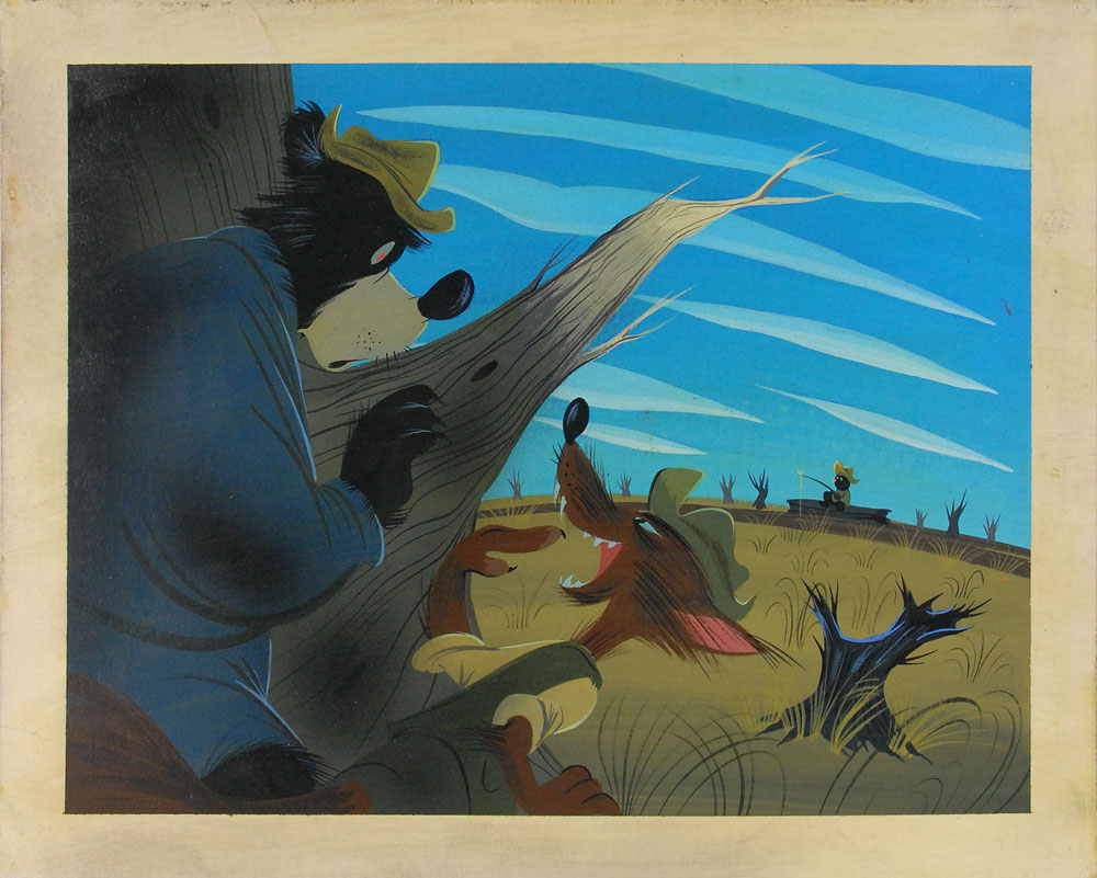 Lot #181 Mary Blair concept storyboard painting of