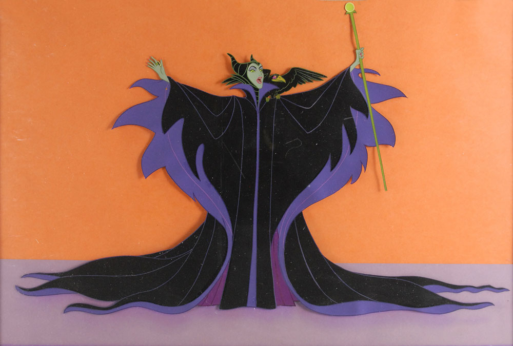 Lot #236 Maleficent production cel from Sleeping