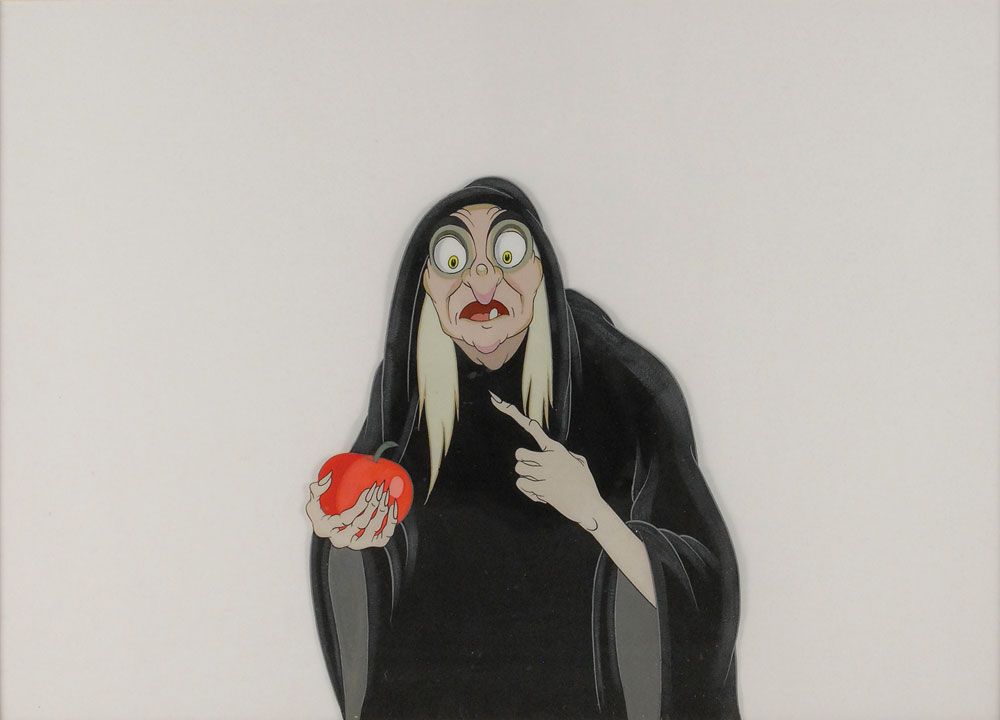 Lot #71 Wicked Witch production cel from Snow