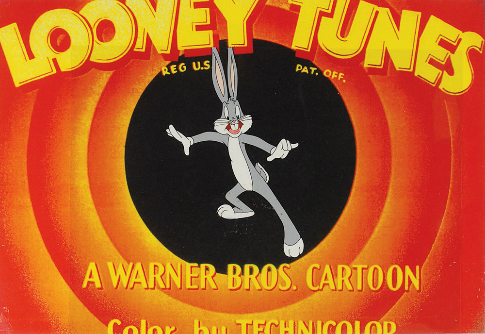 Lot #421 Bugs Bunny production cel from a Warner