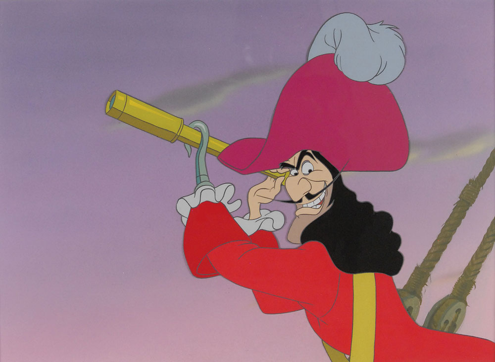 Lot #322 Captain Hook limited edition cel from