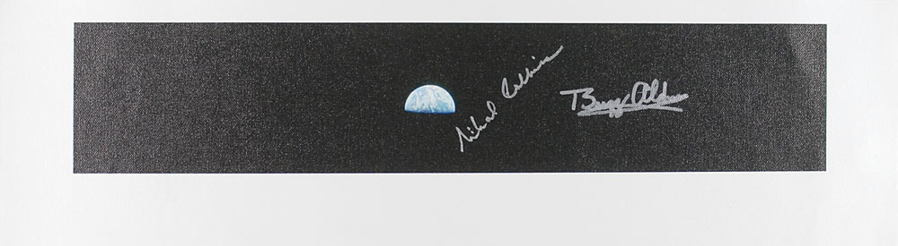 Lot #450 Buzz Aldrin and Michael Collins