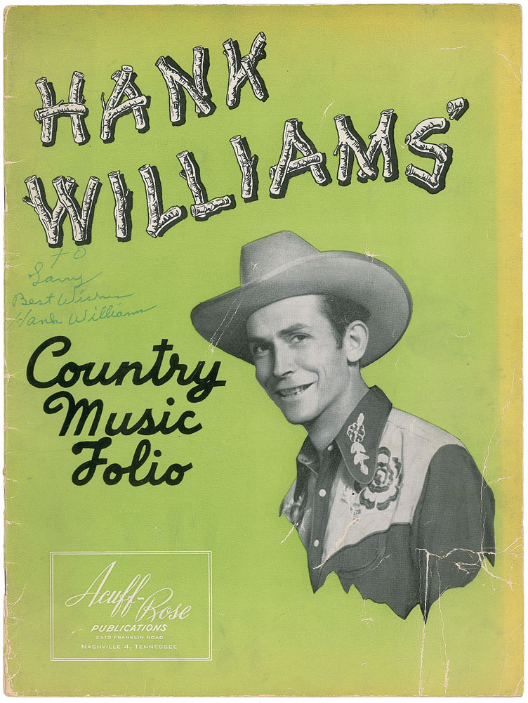 Lot #181 Hank Williams