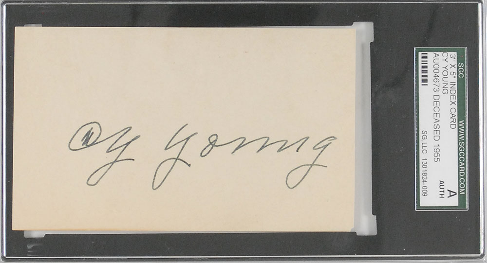 Lot #1125 Cy Young