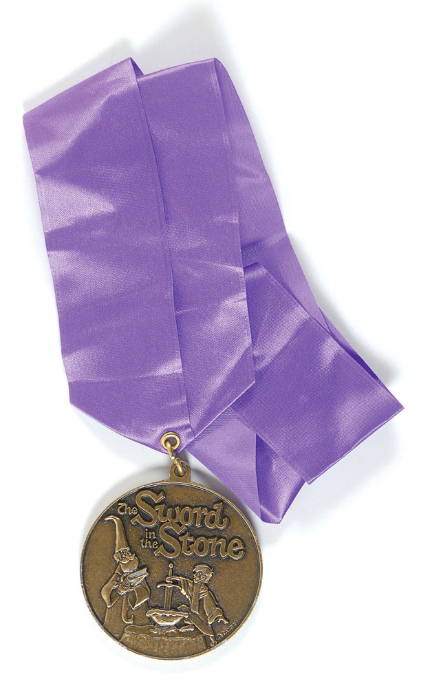 Lot #349 The Sword in the Stone presentation medal