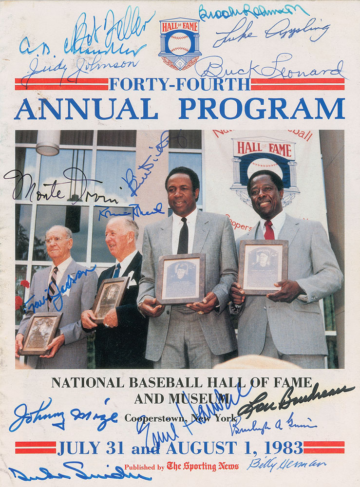 Lot #1138 Baseball Hall of Famers