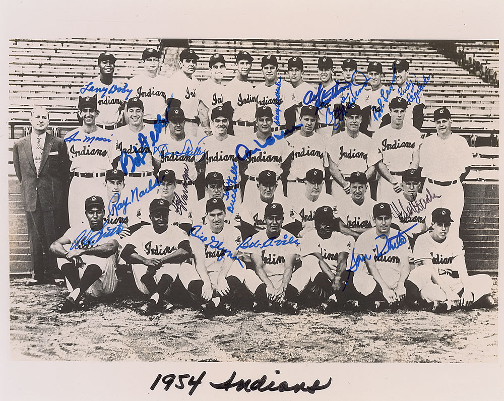 Lot #1146 Cleveland Indians: 1954