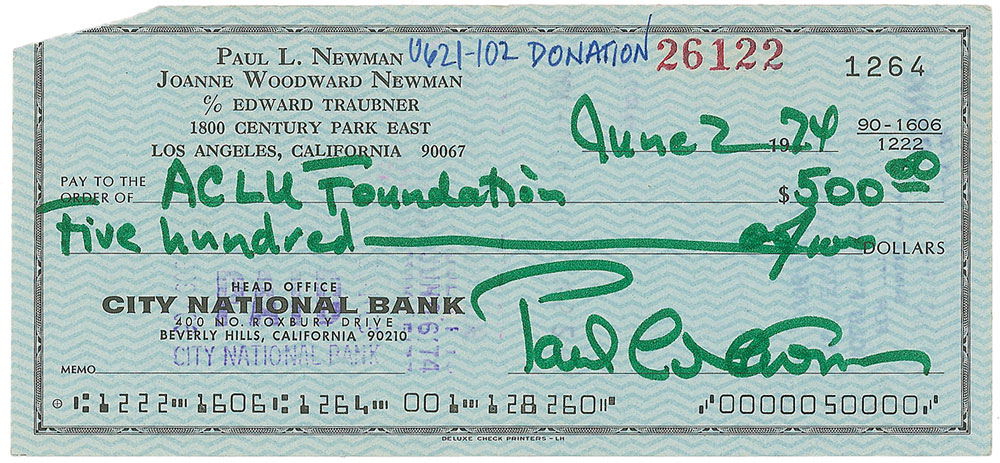 Lot #1067 Paul Newman