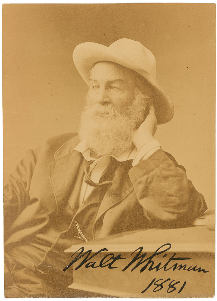 Lot #696 Walt Whitman