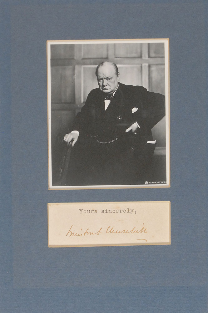 Lot #163 Winston Churchill