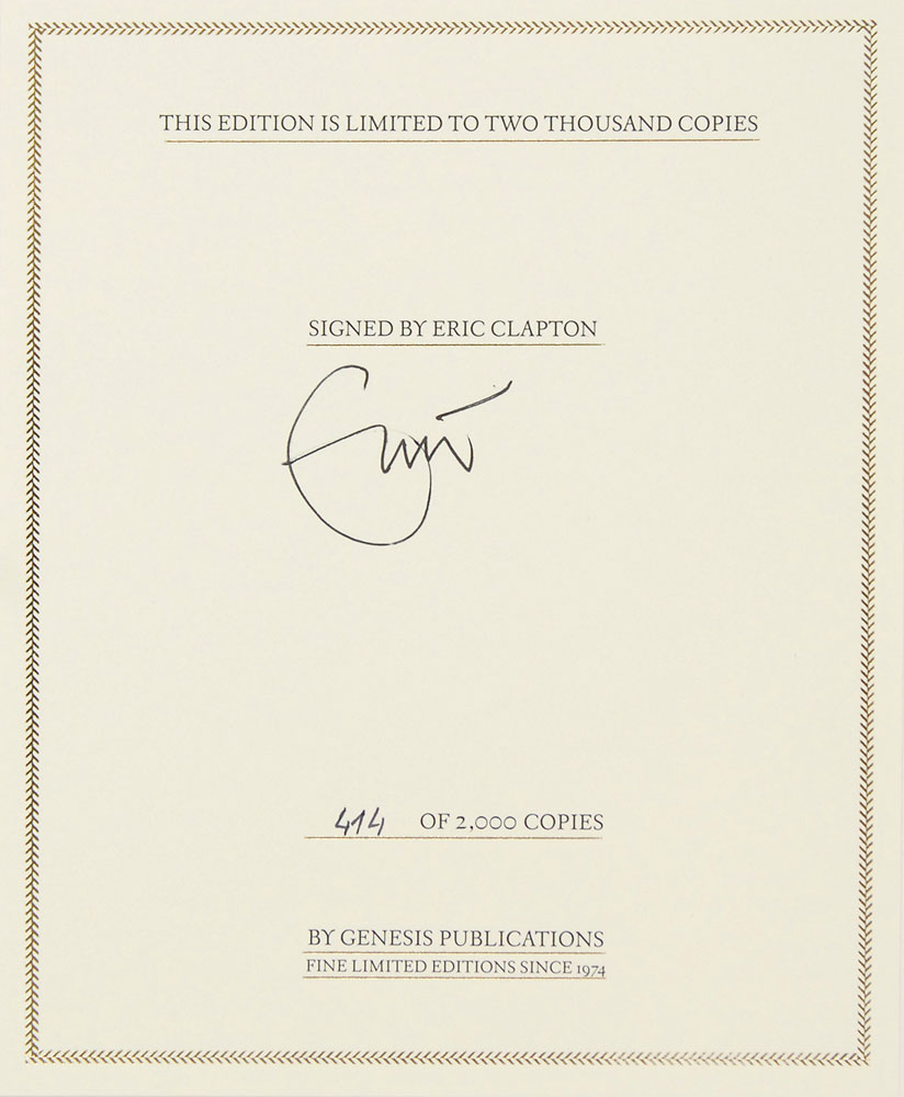 Lot #788 Eric Clapton