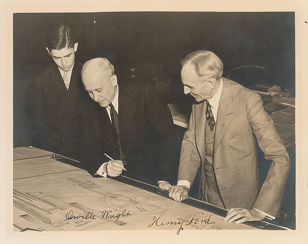 Lot #362 Orville Wright and Henry Ford