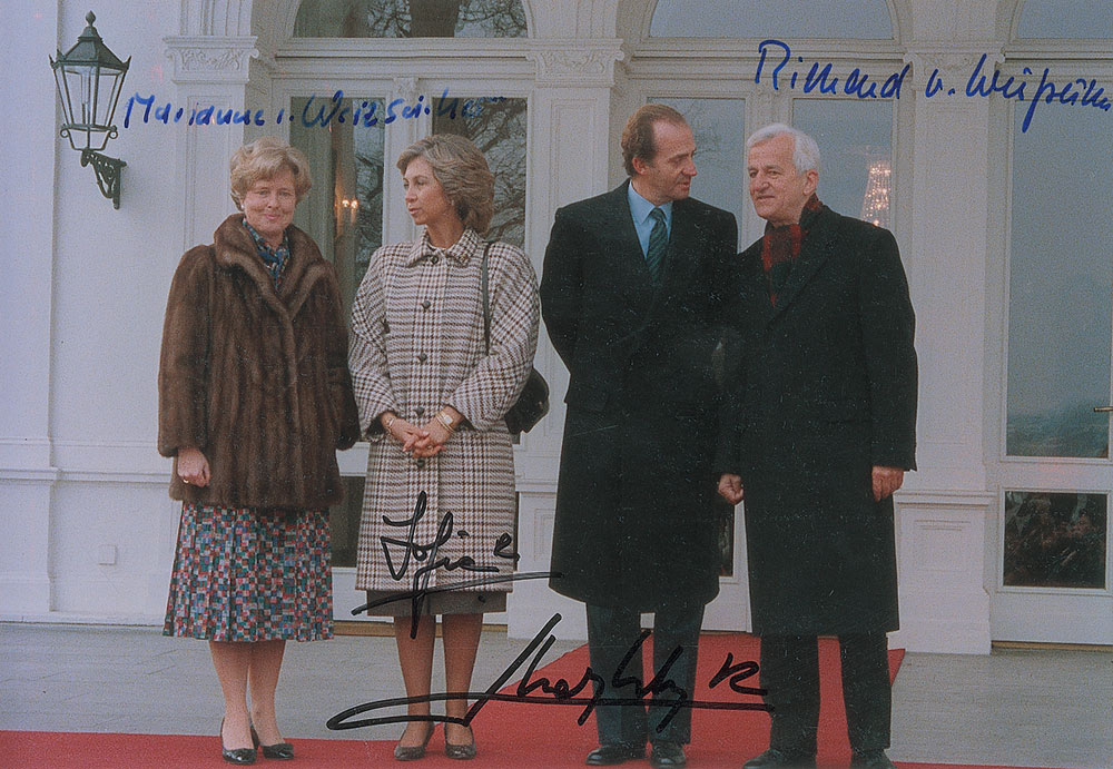 Lot #372 King Juan Carlos I and Queen Sofia