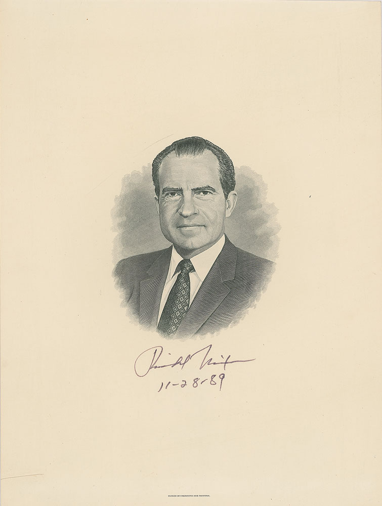 Lot #164 Richard Nixon - Image 1