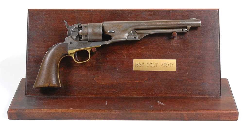 Lot #474 Civil War US Model 1860 Colt Percussion Army Revolver
