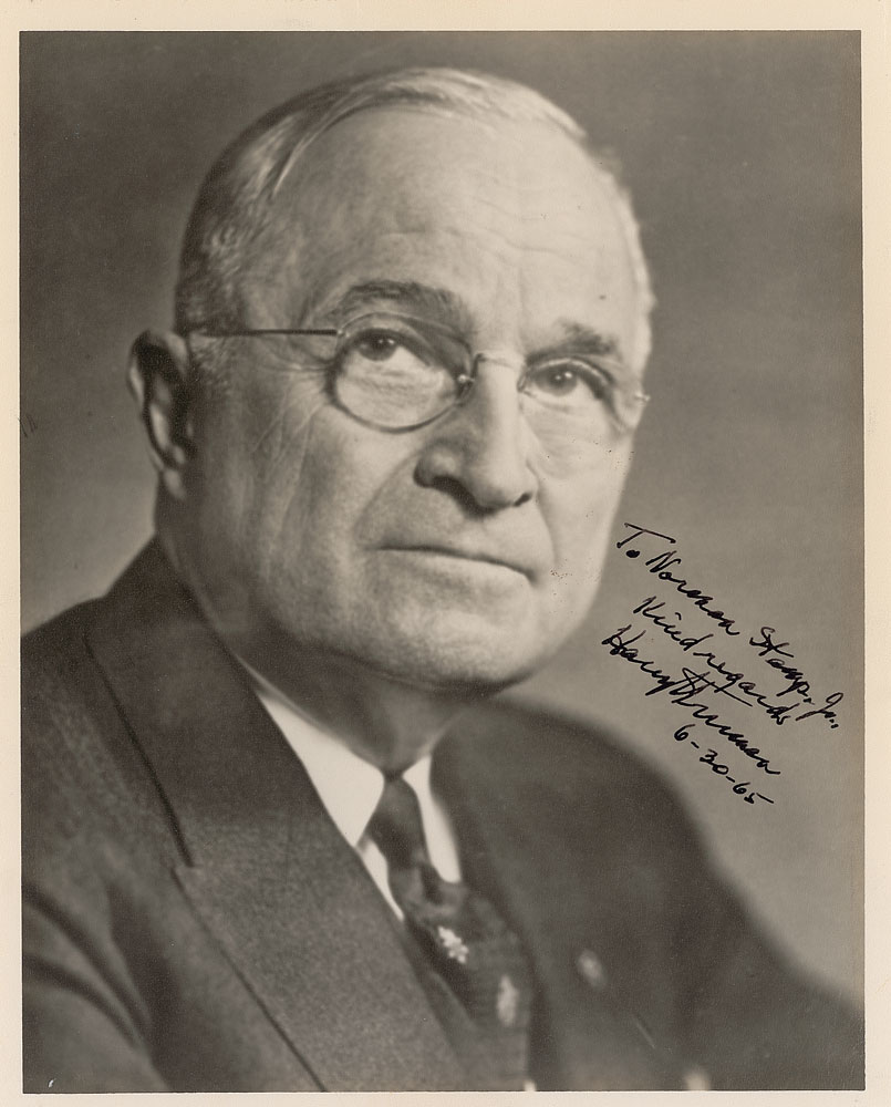 Lot #155 Harry S. Truman - Image 1