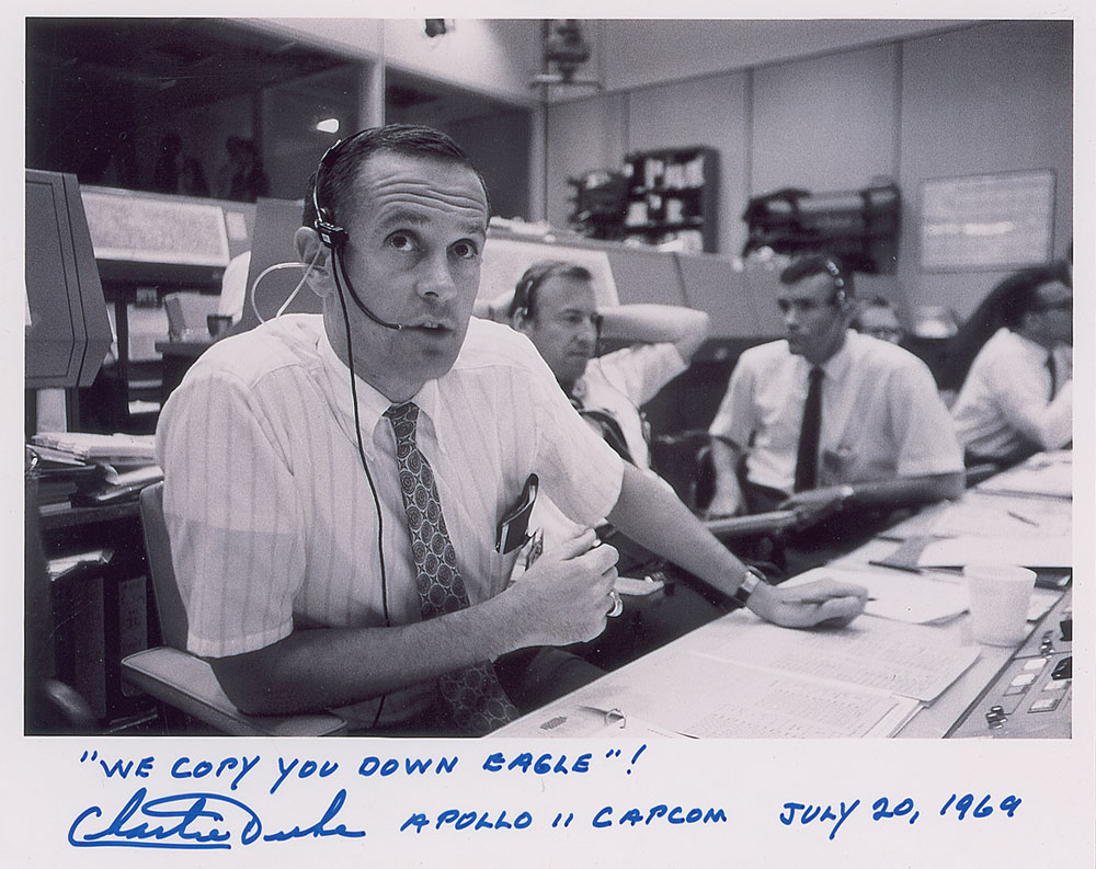 Lot #373 Apollo 11: Charlie Duke