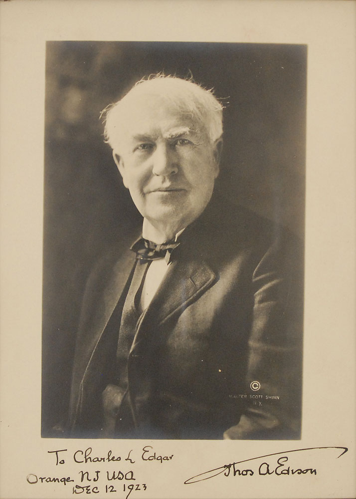 Lot #197 Thomas Edison