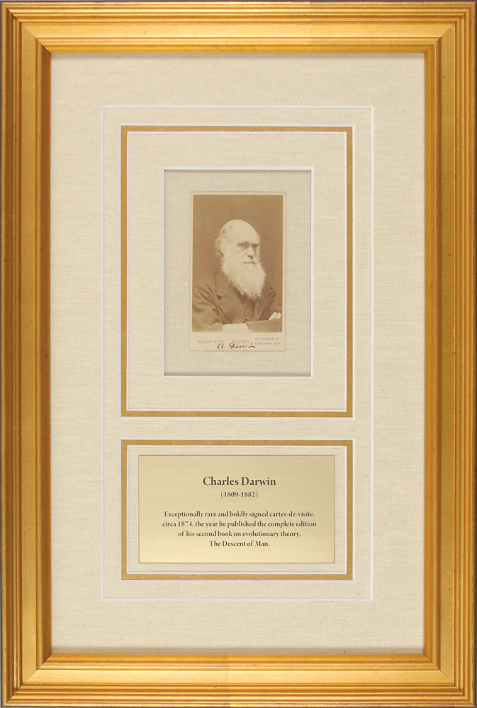 Lot #128 Charles Darwin