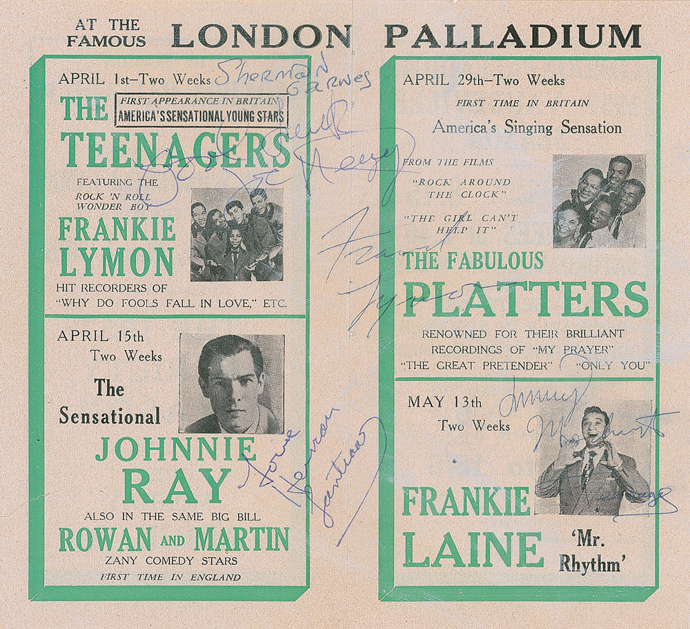 Lot #816 Frankie Lymon and the Teenagers - Image 1