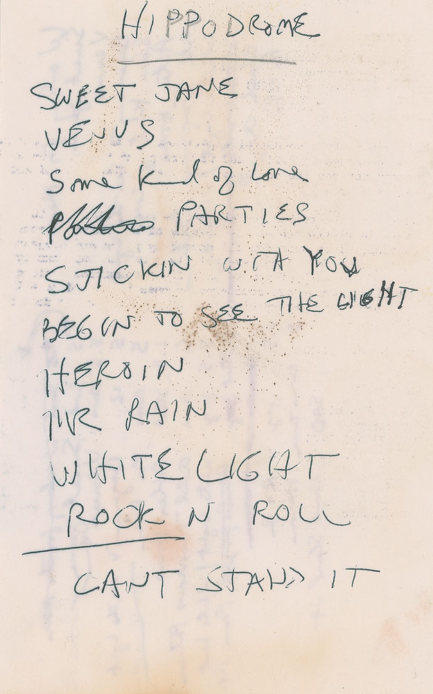 Lot #838 Velvet Underground: Sterling Morrison