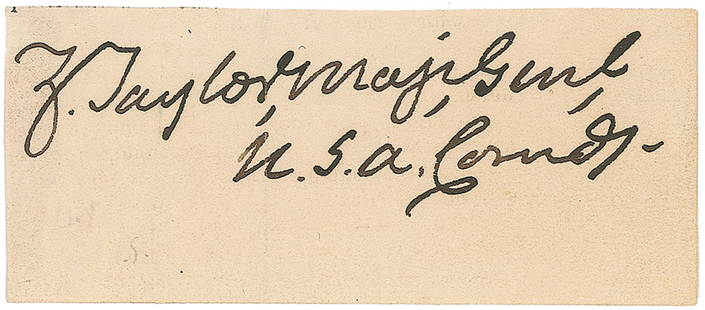 Lot #32 Zachary Taylor - Image 1