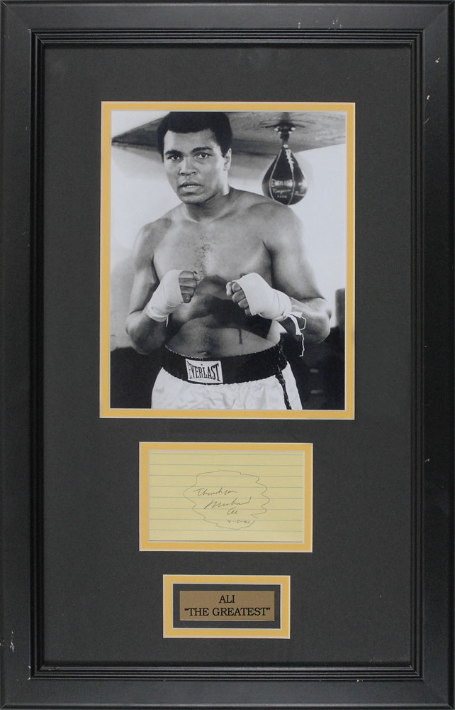 Lot #1062 Muhammad Ali