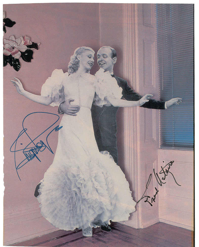 Lot #975 Fred Astaire and Ginger Rogers