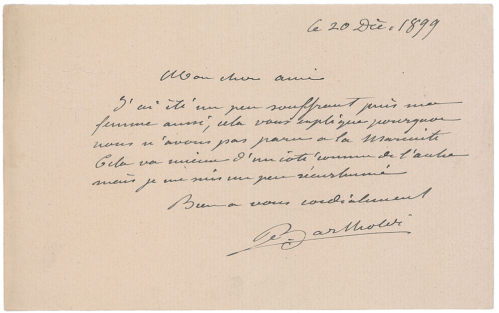 Lot #145 Frederic-Auguste Bartholdi