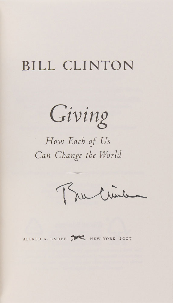 Lot #186 Bill Clinton