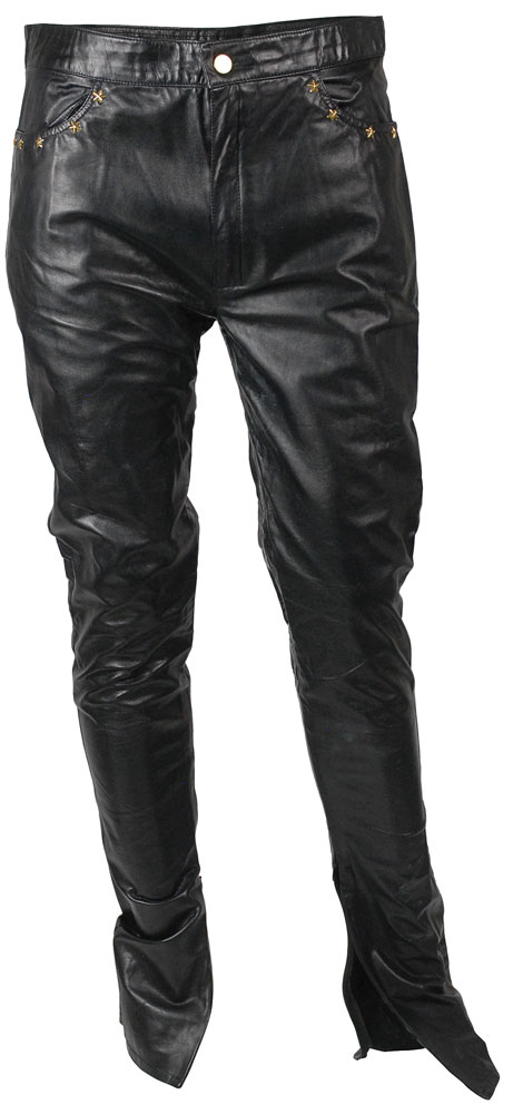 Lot #448 Joey Ramone’s Black Leather Pants