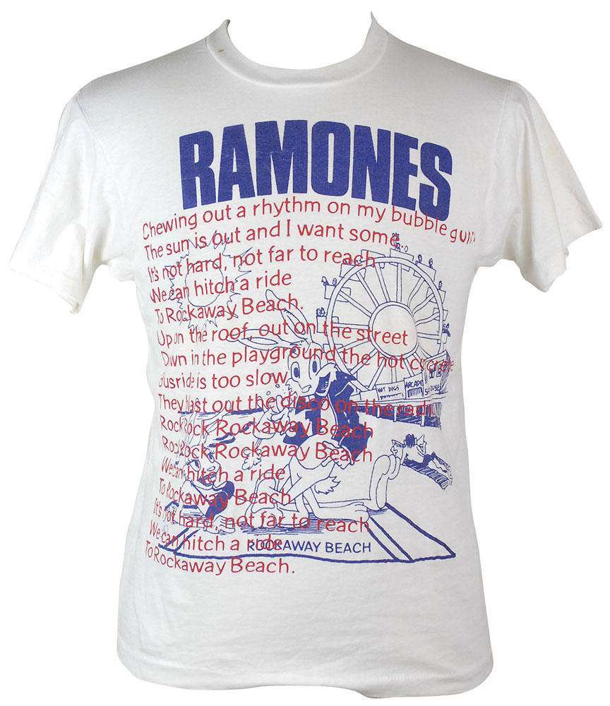 Lot #458 Joey Ramone’s T-Shirt